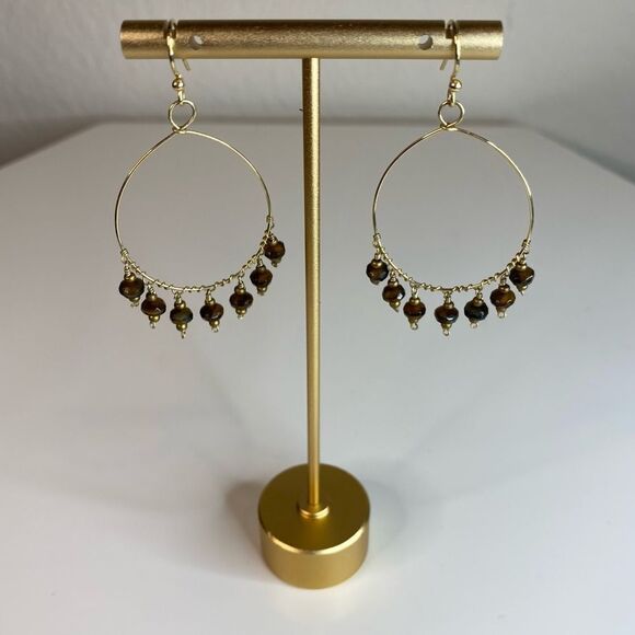 LOFT Jewelry - Loft Hoop & Dangled Jeweled Earrings